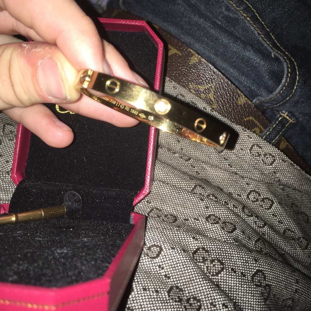 Authentic 18k Gold Cartier Love Bangle